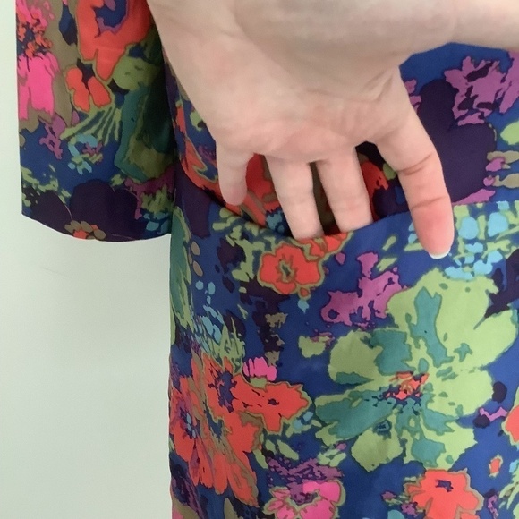 J.Crew‎ Jules Dress in Ashbury Floral 100% Silk MSRP $188 - Picture 6 of 16